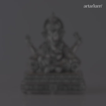 Brass Vinayaka Statue Silver Plated