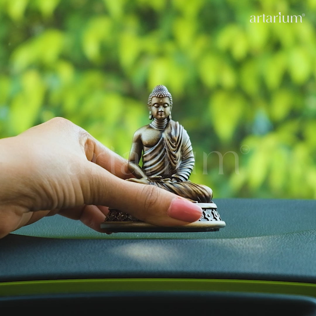 Meditating Buddha Car Dashboard