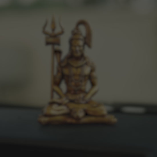 Meditating Lord Shiva Car Dashboard