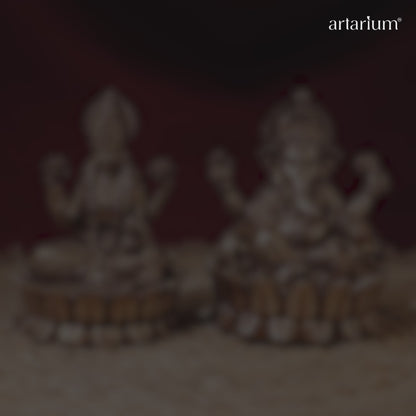 Dhanlaxmi Ganpati Bappa Murti (Lotus)