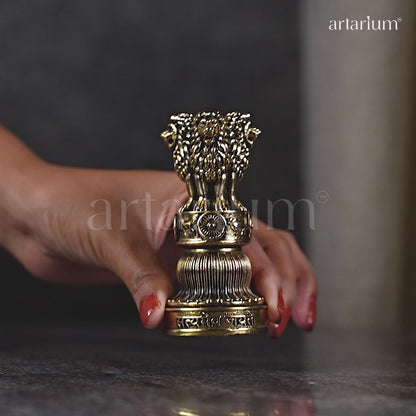 Ashok Stambh Brass Plated