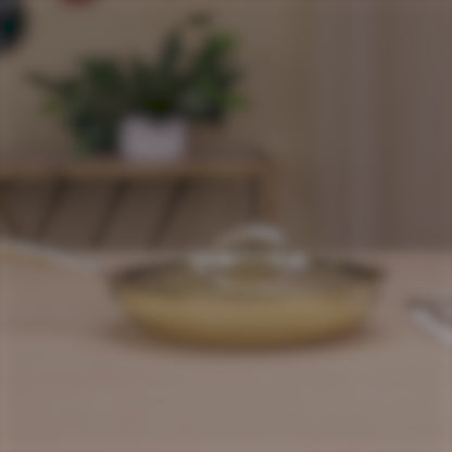 Brass Frying Pan with Lid