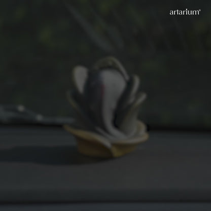 Rose Ganesha Car Dashboard