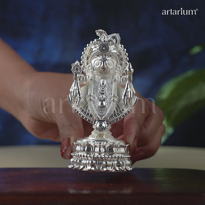 Jagannath Ji Idol Silver Plated