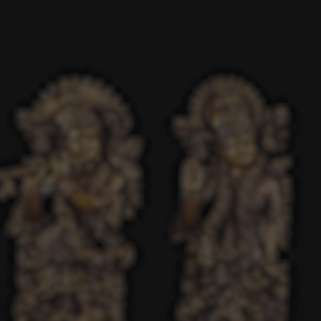 radha krishna idol Video