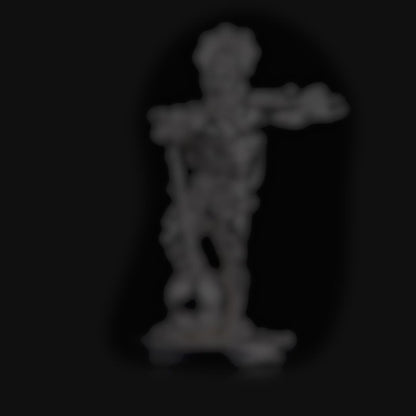 Bahubali Hanuman Silver Plated Idol