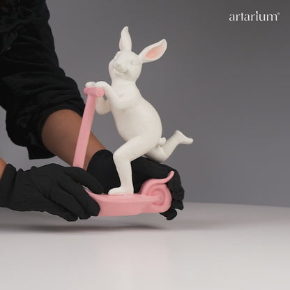 Whiskers in the Wind - Bunny Figurine