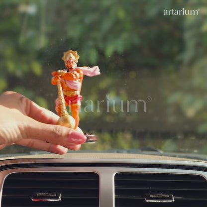 Bahubali Hanuman Idol for Car Dashboard