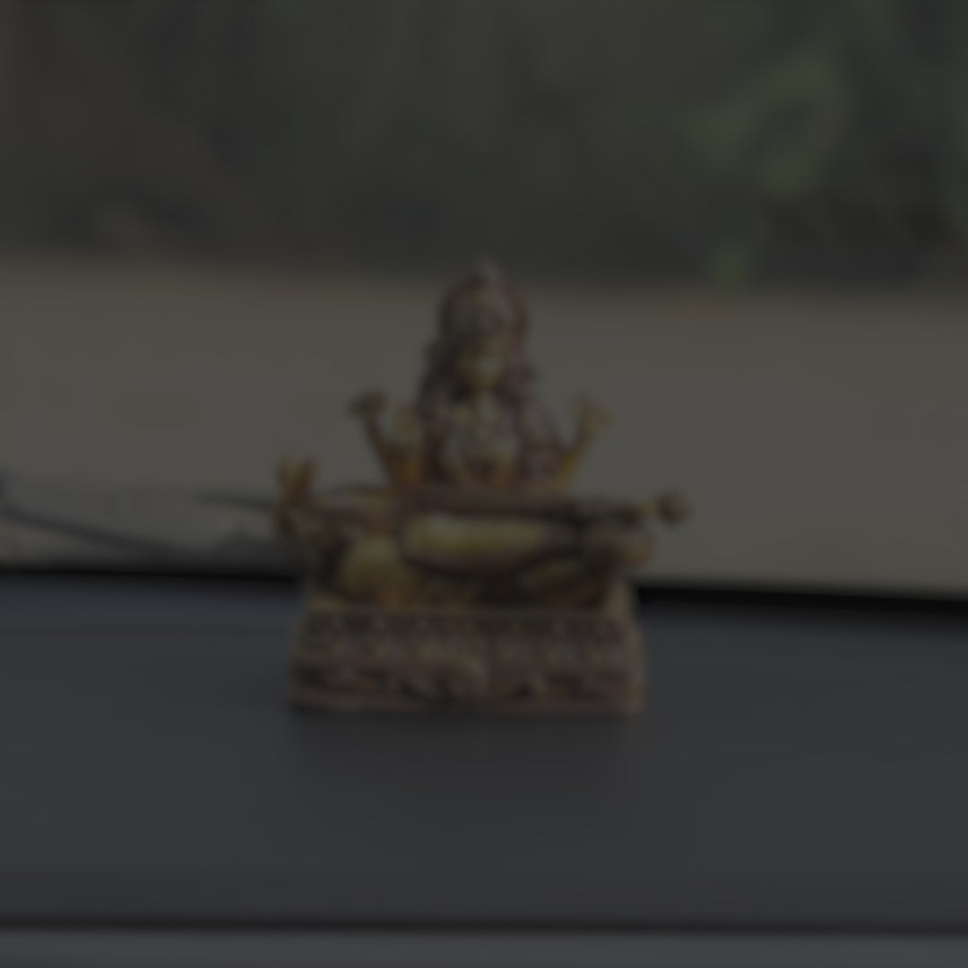 Vidya Saraswati Car Dashboard