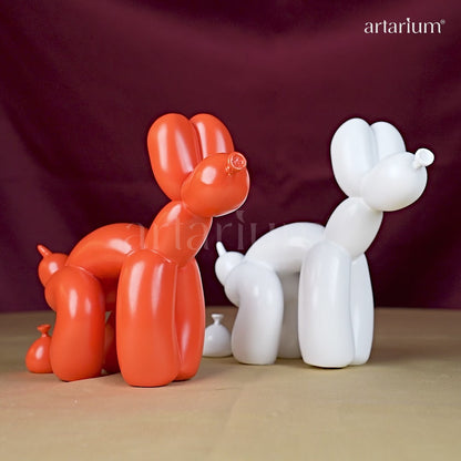 Poo Balloon Dog Statue