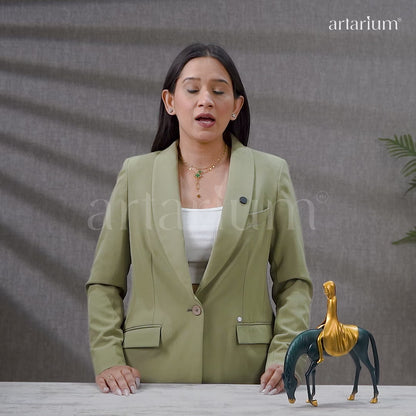 The Majestic Rider Horse Figurine