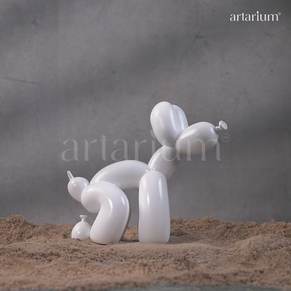 Poo Balloon Dog Statue