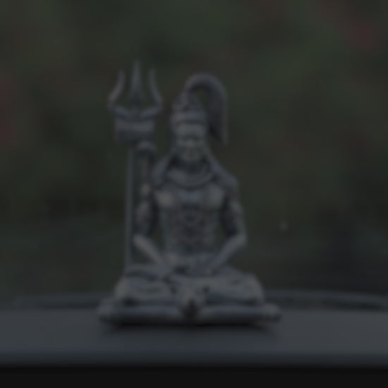 Meditating Lord Shiva Car Dashboard