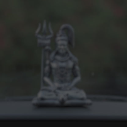 Meditating Lord Shiva Car Dashboard