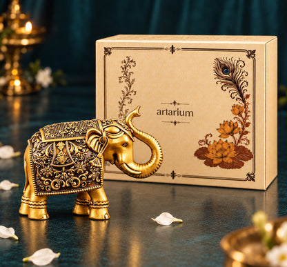 Royal Elephant Statue with premium Packaging 