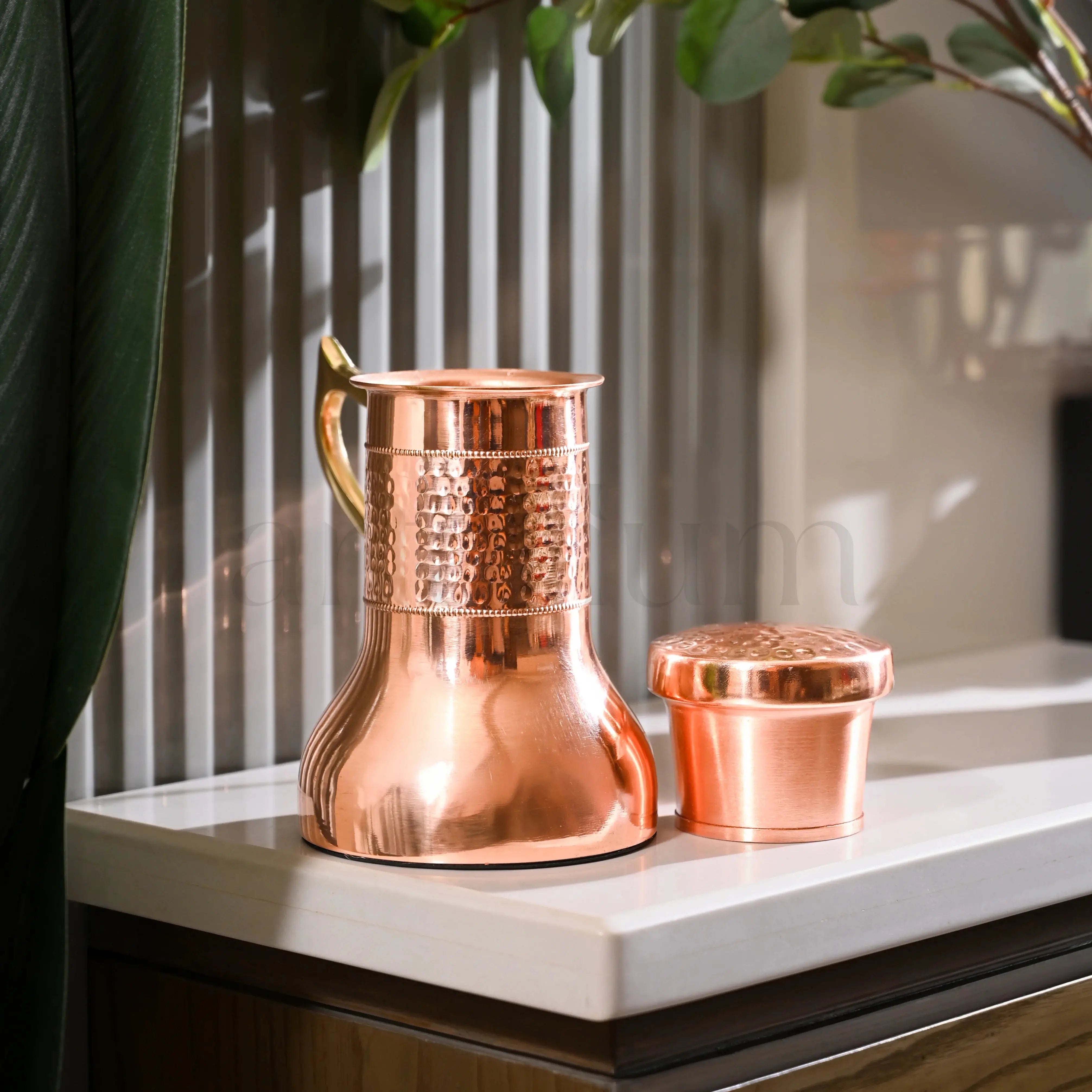 Copper Jar with Handle theartarium