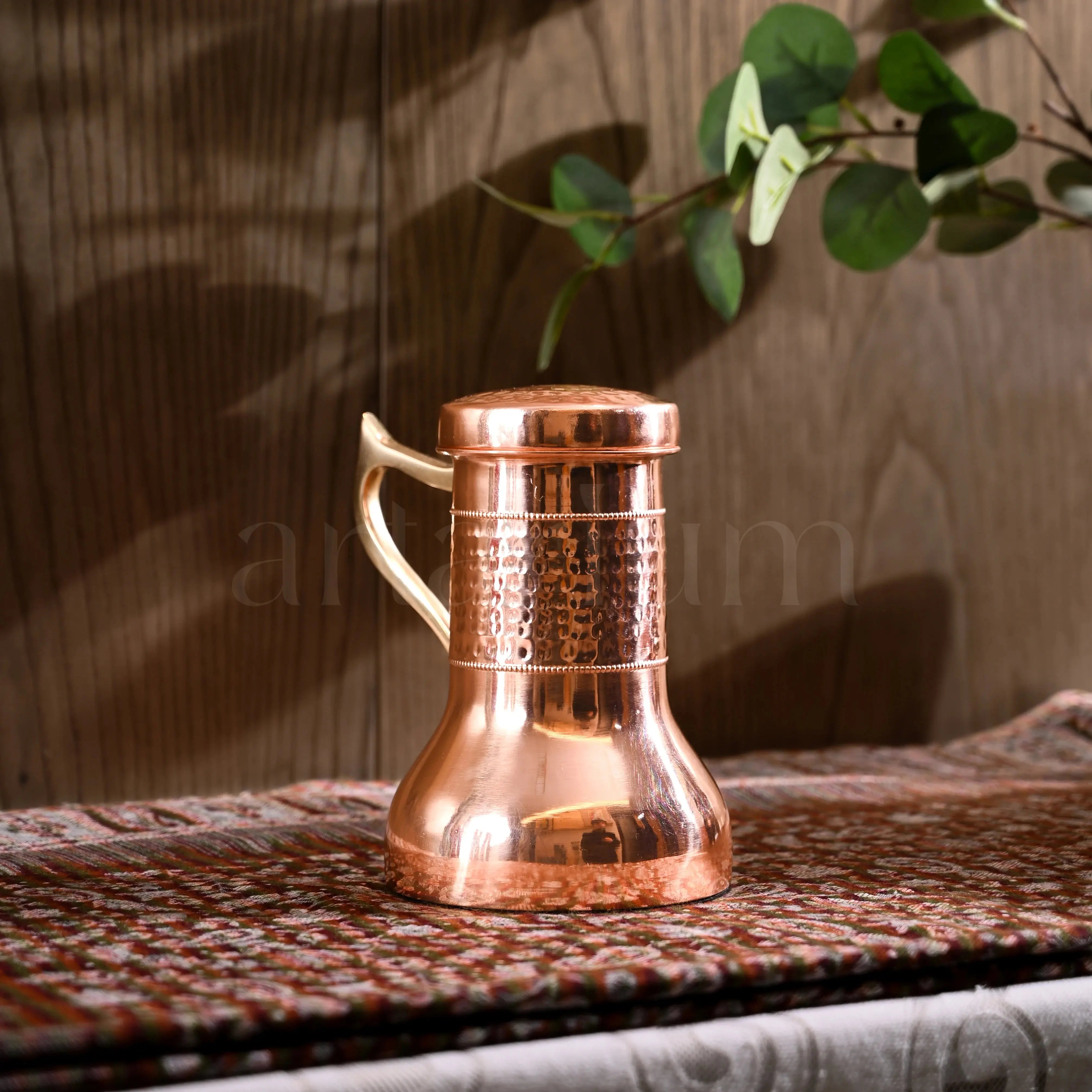 Copper Jar with Handle theartarium