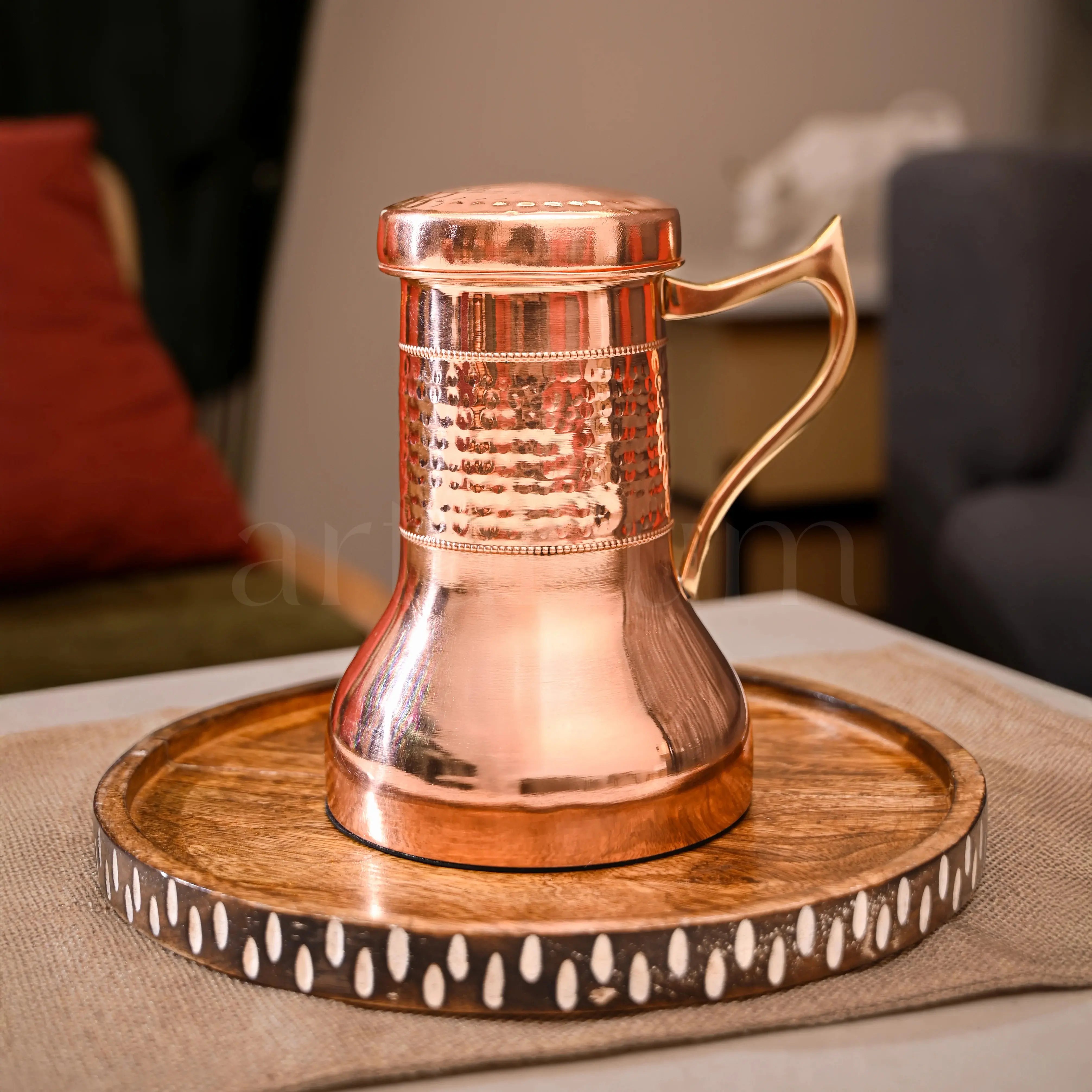 Copper Jar with Handle theartarium