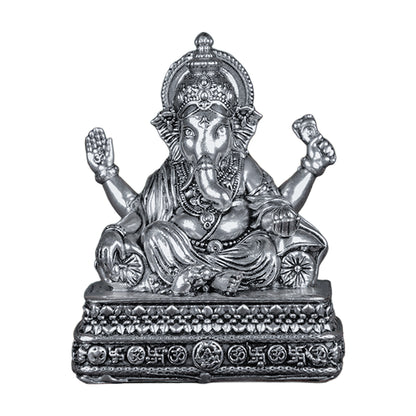 Brass Vinayaka Statue Silver Plated
