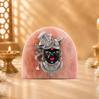 Shrinathji Silver-Plated Idol 