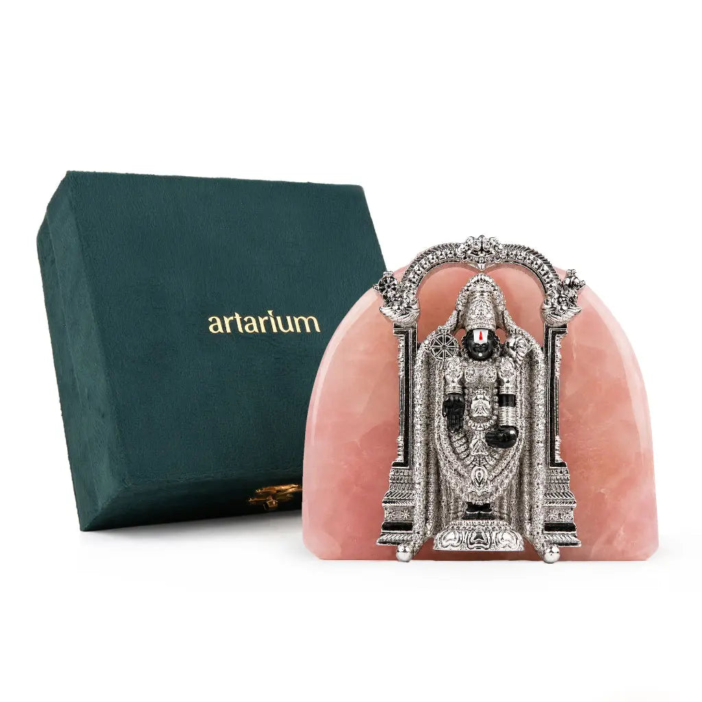 Tirupati Balaji Silver-Plated Idol 
